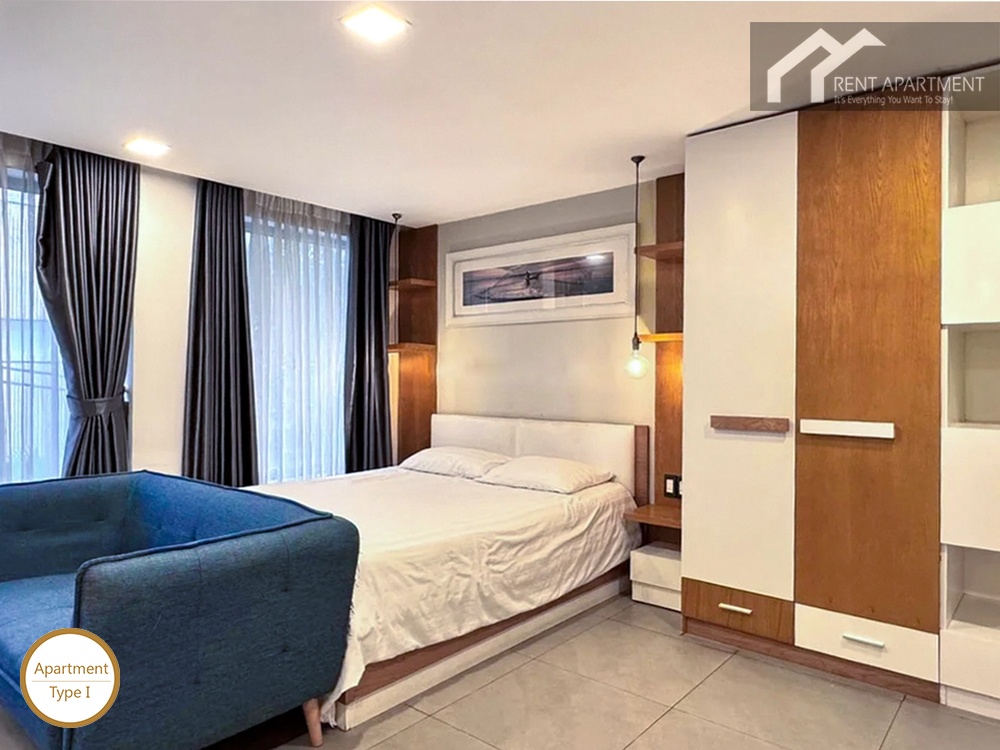 ID 2024 type 1 comfortable bedroom area with double bed wardrobe and curtains