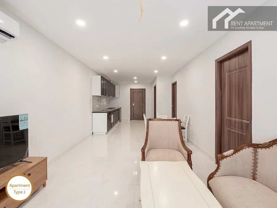 ID 2030 type 3 living room view looking towards dining table kitchen and entrance hallway