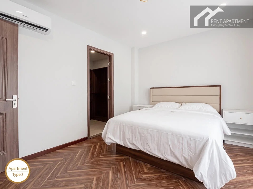 ID 2030 type 3 master bedroom with air conditioner double bed and walk-in closet doorway