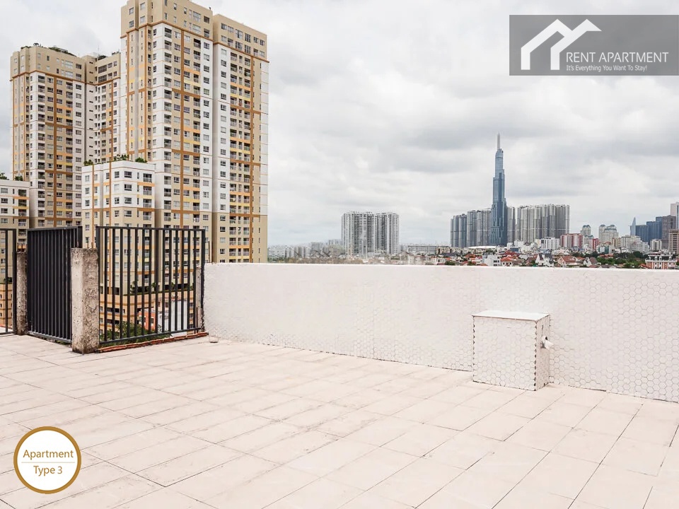 ID 2030 type 3 rooftop terrace with panoramic view of city skyline and landmark 81