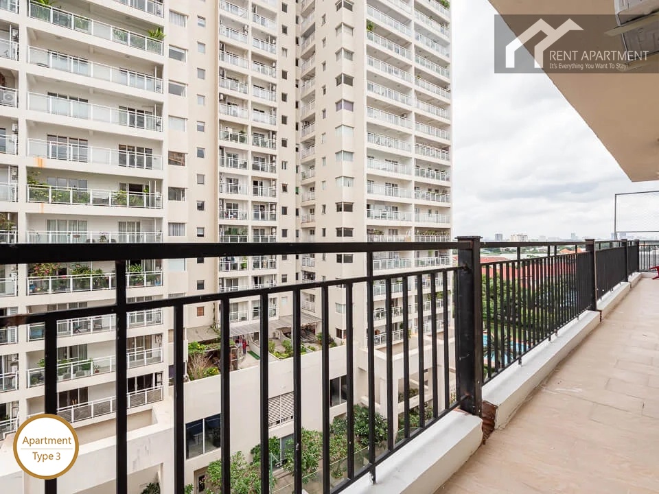 ID 2030 type 3 spacious balcony corridor overlooking inner courtyard and residential building