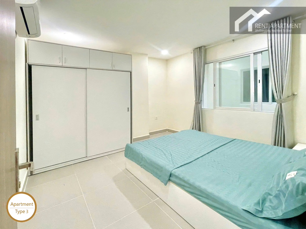 ID 2031 type 3 bright bedroom with double bed white sliding wardrobe and window