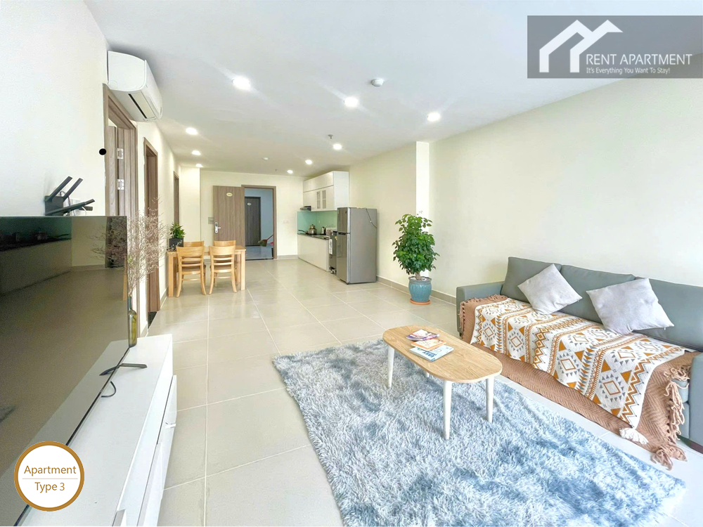 ID 2031 type 3 spacious open living room with cozy sofa and dining area