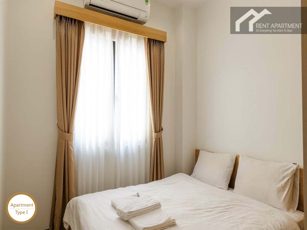 ID 2166 type 1 cozy bedroom with double bed white linens and window curtains