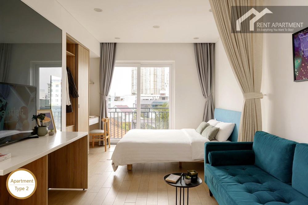 ID 2219 type 2 cozy studio bedroom with balcony view