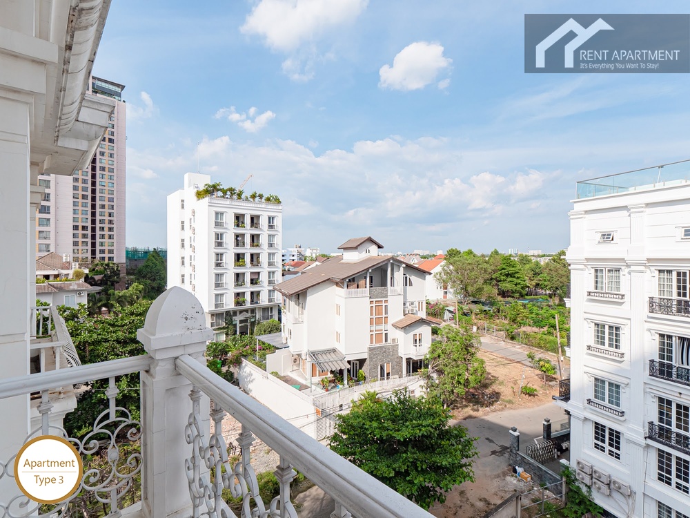 ID 2222 3br balcony view of city and neighborhood buildings