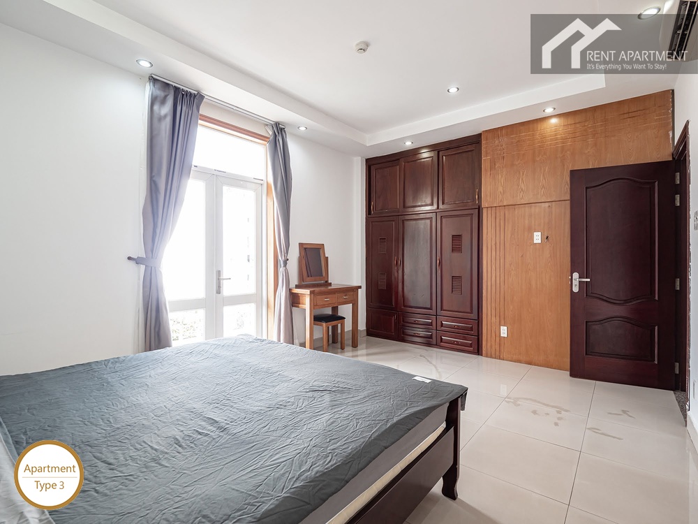 ID 2222 3br master bedroom with fitted wooden closet and vanity table