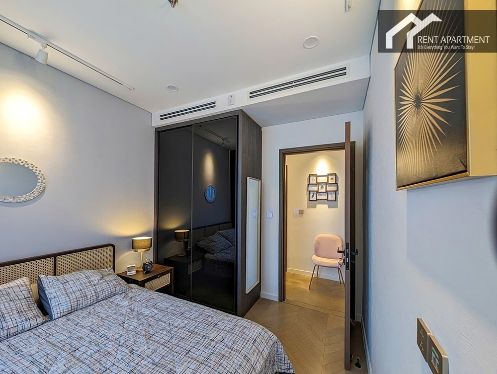ID 2225 bedroom view with sliding glass wardrobe and hallway entrance