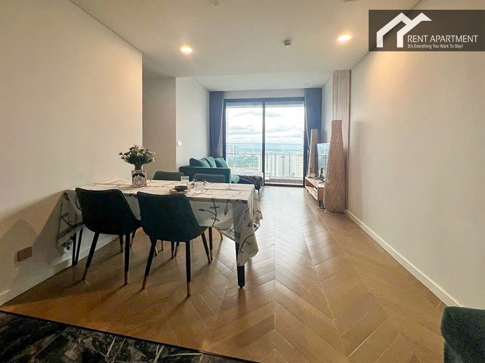 ID 2228 dining area with tablecloth and chairs looking to living room