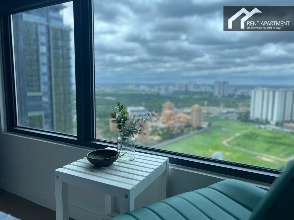 ID 2228 scenic window view with armchair and decorative side table