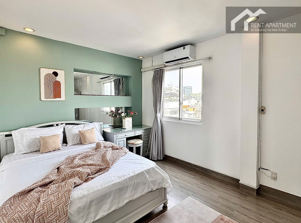 ID 2231 bedroom with sage green wall white bed and throw blanket
