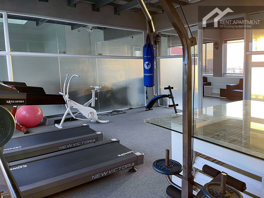 ID 2234 gym room with exercise equipment and punching bag