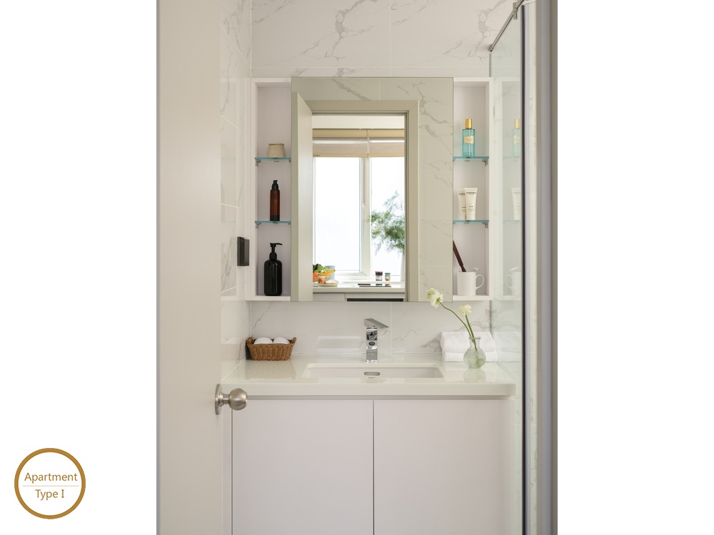 ID 2235 1br bathroom vanity sink and mirror cabinet