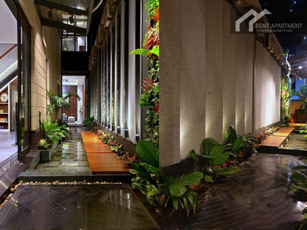 ID 2237 The stone art of contemporary installation creates the excellent spaces for unique pool garden area