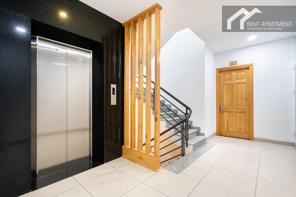 ID 2240 building elevator lobby and staircase area