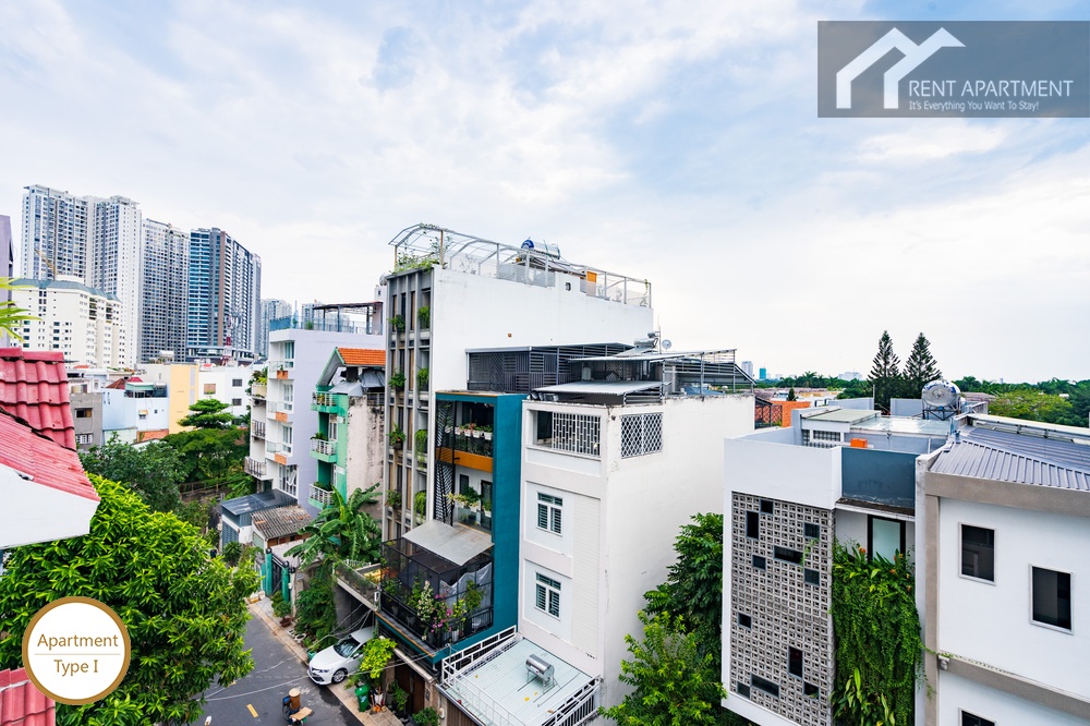 ID 2240 type 1 balcony scenic view of urban cityscape and rooftops