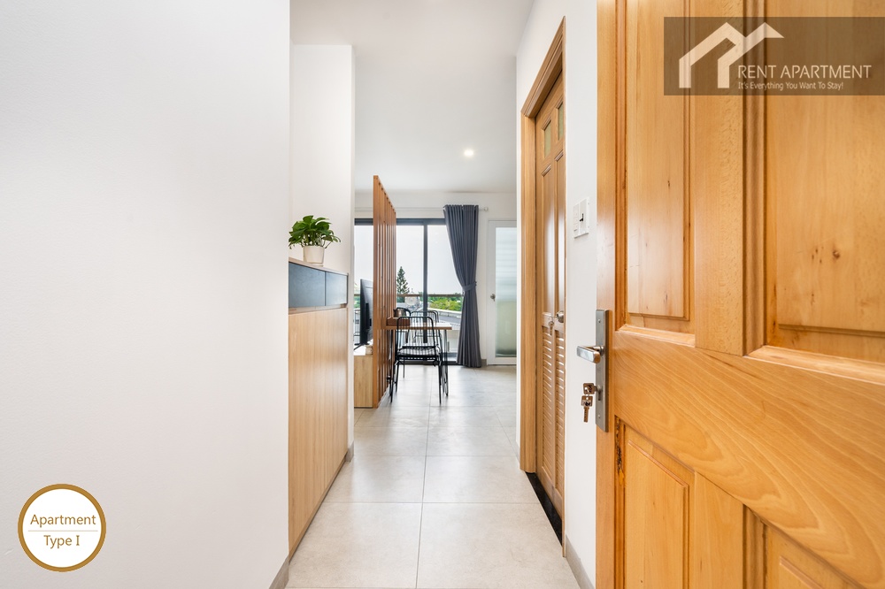 ID 2240 type 1 entrance hallway leading to open living area
