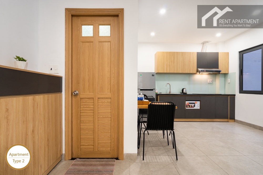 ID 2240 type 2 entrance door and kitchen area with dining table