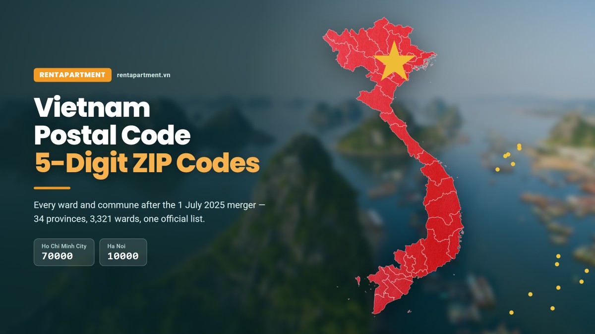 Vietnam Postal Code: Postcodes for Ho Chi Minh City, Ha Noi and All 34 Provinces