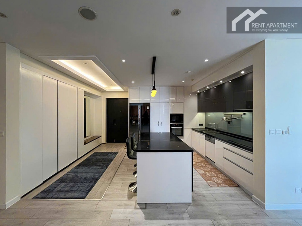ID 2245 modern kitchen with kitchen island bar stools and built in cabinets