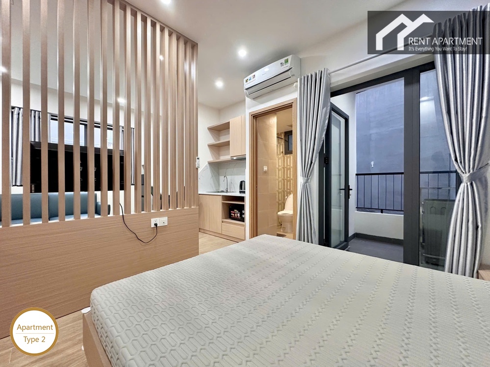 ID 2249 bright bedroom with large glass window and natural light