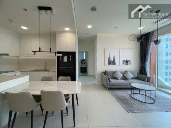ID 2252 open layout overview showing kitchen dining and living area