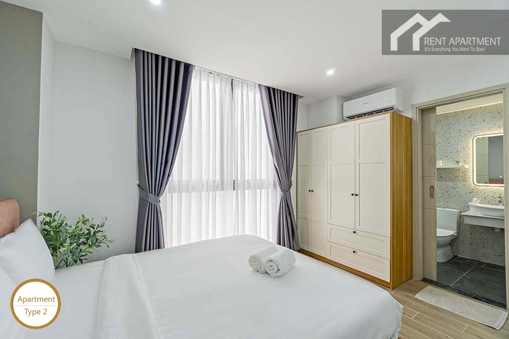 ID 2260 type 2 bedroom with double bed wardrobe and ensuite bathroom entrance