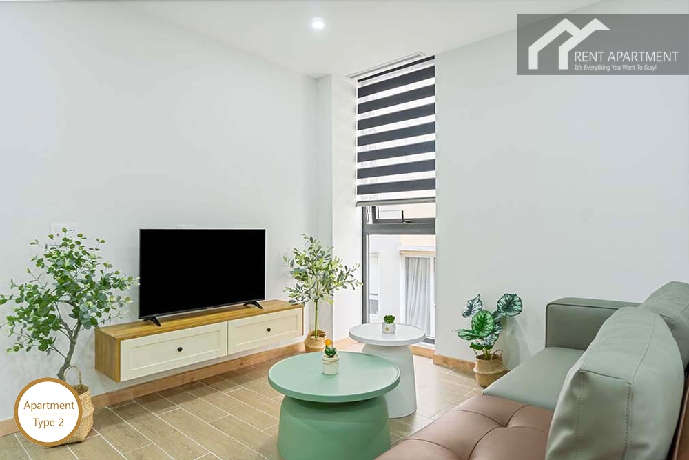 ID 2260 type 2 living room with sofa tv console and window blinds
