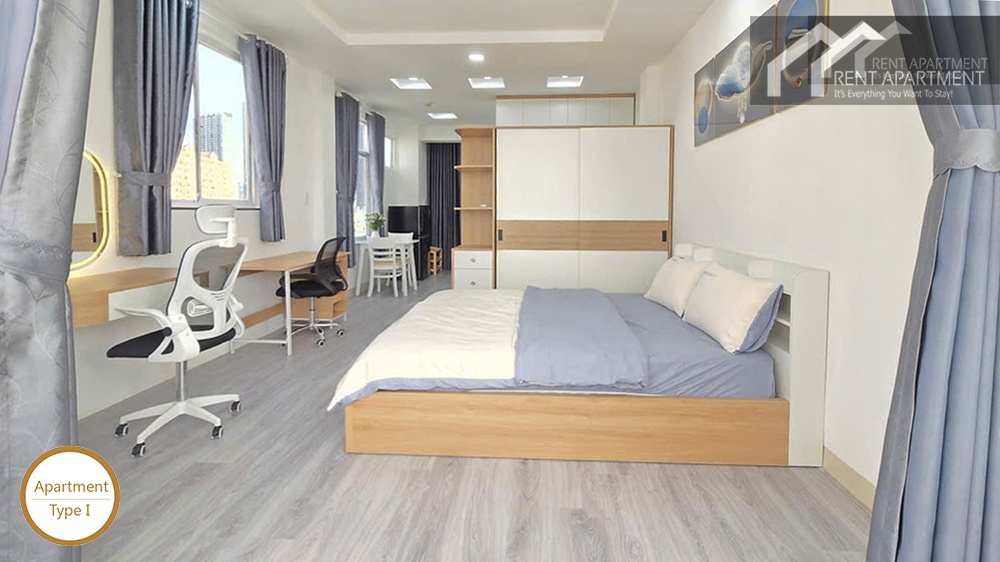 ID 2218 type 1 cozy bedroom space with desk and wardrobe
