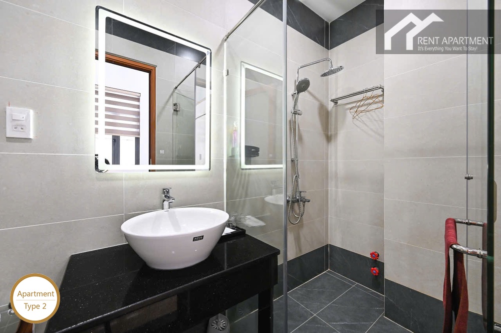 ID 2223 type 2 modern bathroom with vessel sink illuminated mirror and rain shower