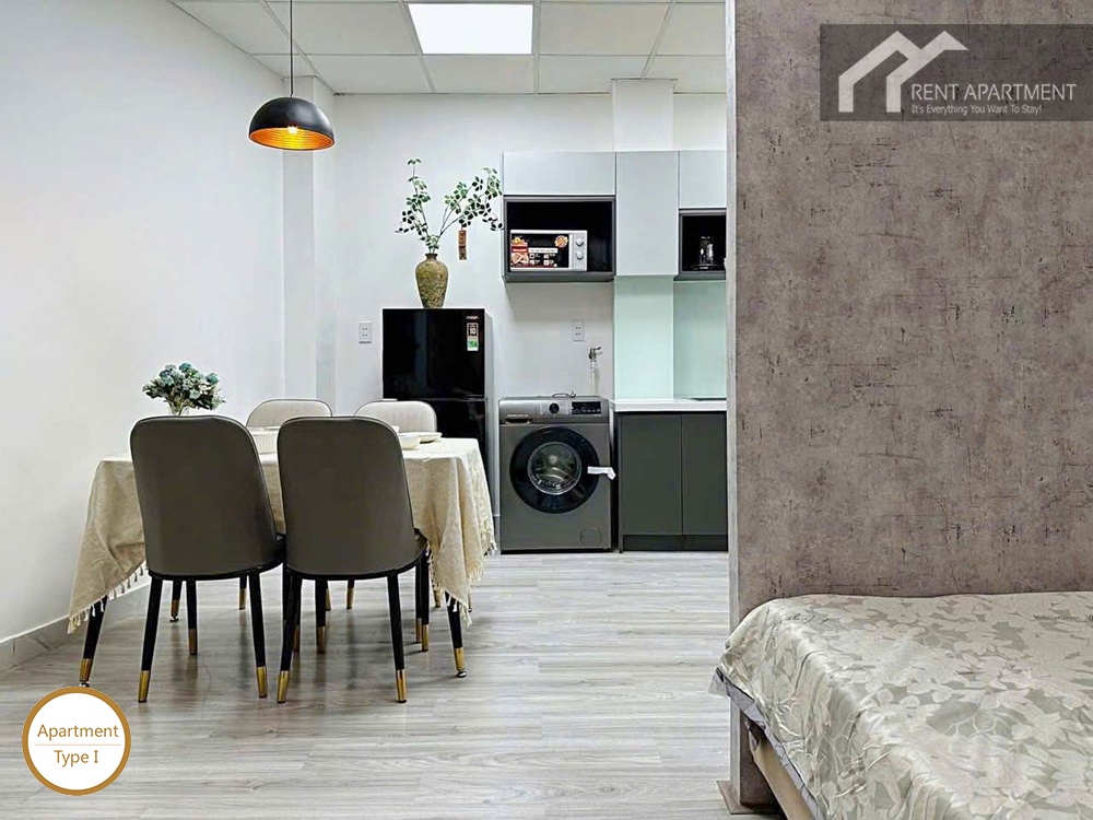 ID 2262 type 1 dining area and modern kitchen with washing machine